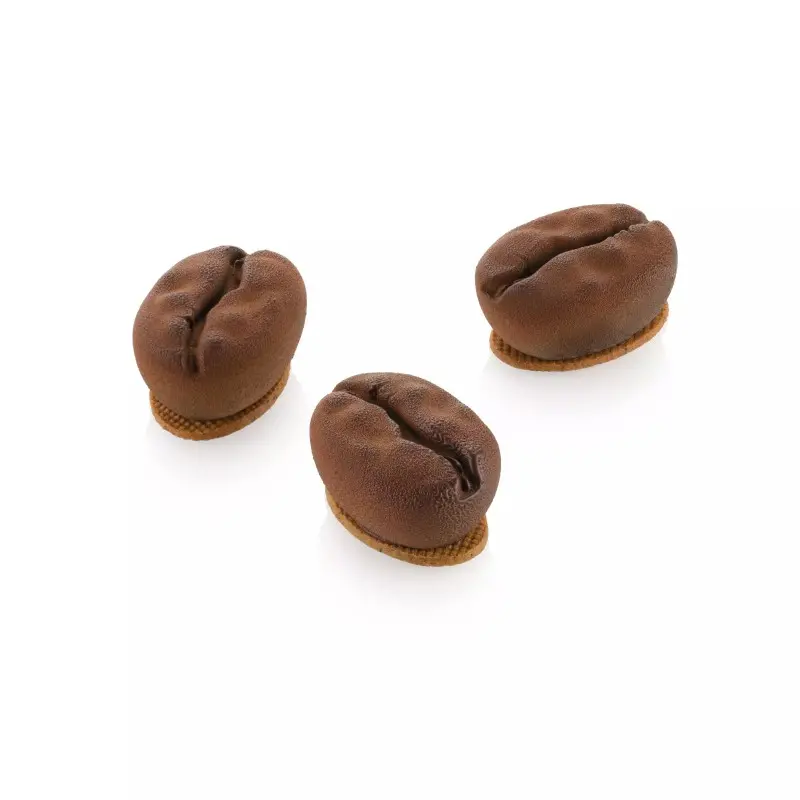 Silikomart Professional Caffe 30 Afternoon Tea Portion Silicone Pastry Mold - 50 x 38 x 26 mm - 30ml - 12 cavity