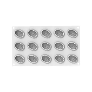 Silikomart Professional Caffe 30 Afternoon Tea Portion Silicone Pastry Mold - 50 x 38 x 26 mm - 30ml - 12 cavity