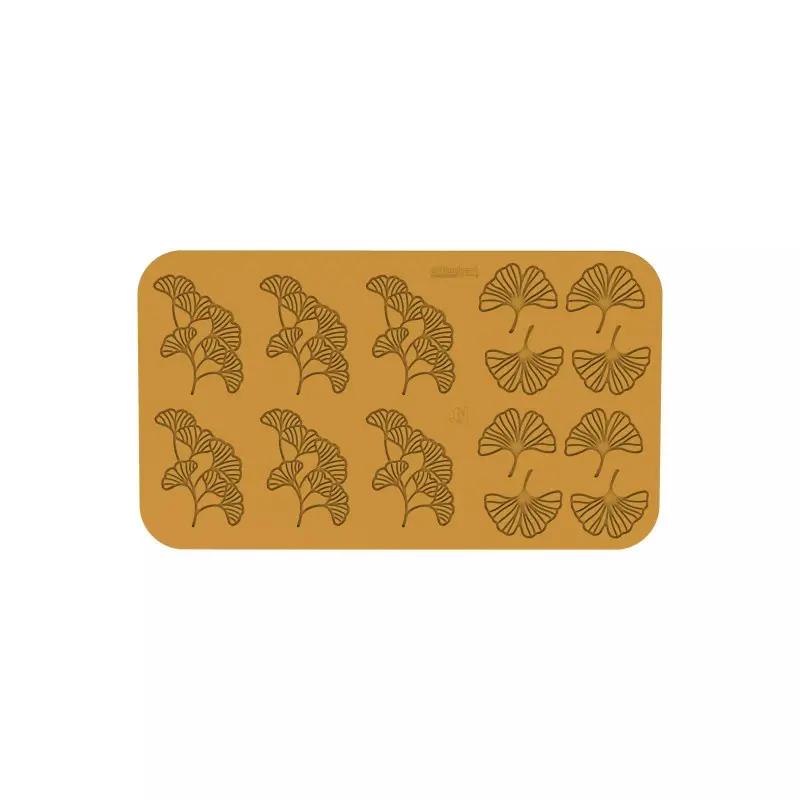 Silikomart Naturae Ginkgo Decoration Silicone Mold - by Marcelino Gomez - 14 cavity