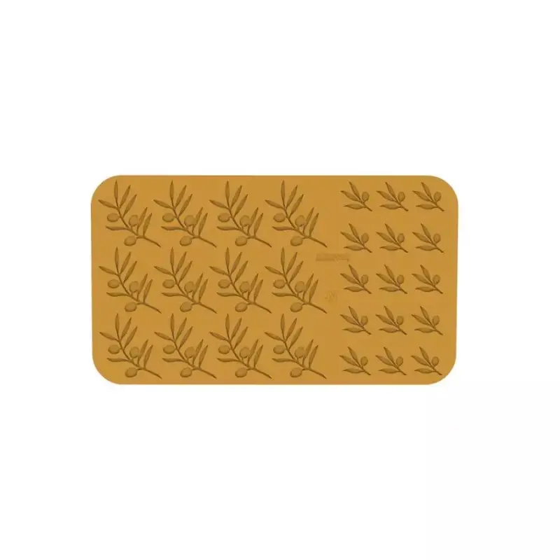 Silikomart Naturae Olive Branches Decoration Silicone Mold - 27 cavity