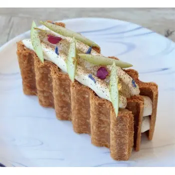 Aluminium wavy sheets - 400 mm x 300 mm x h 9 mm - 2 pcs