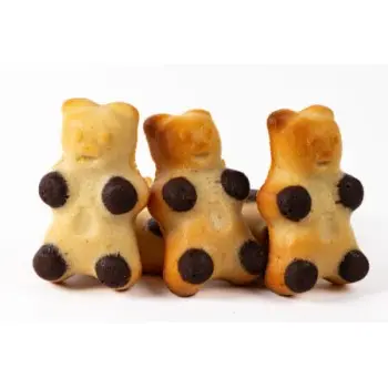 SILMAE Silicone Teddy Bear Mold - 105mm x 62mm x 29,5mm - 10 Cavity - 118ml