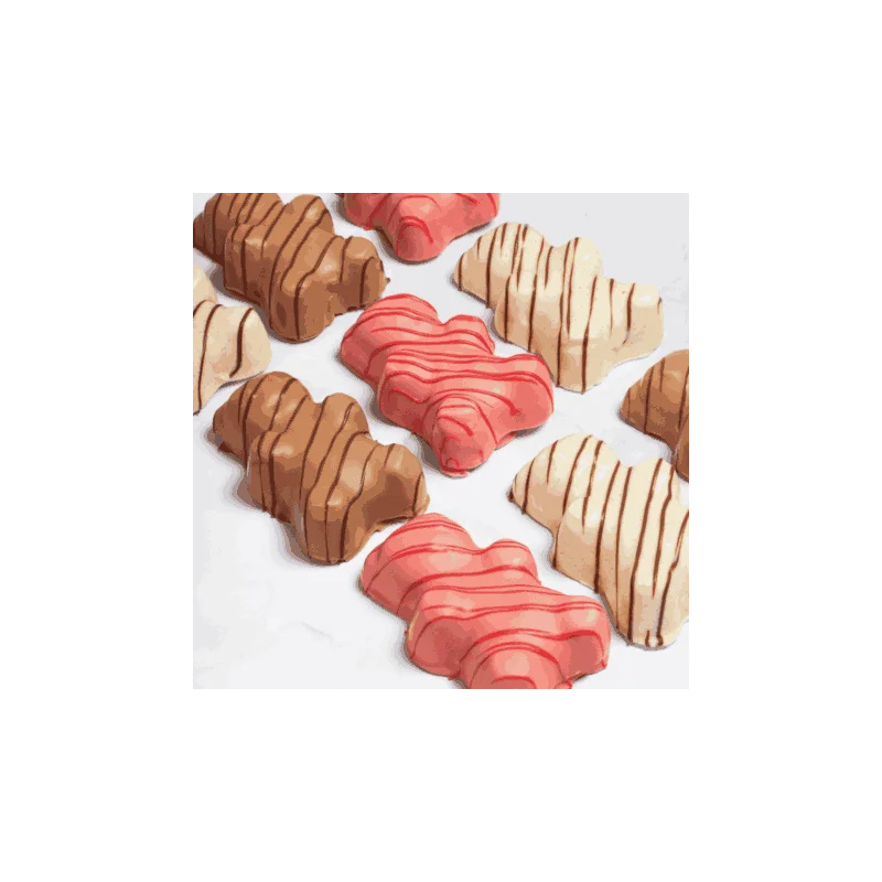 SILMAE Silicone Teddy Bear Mold - 105mm x 62mm x 29,5mm - 10 Cavity - 118ml