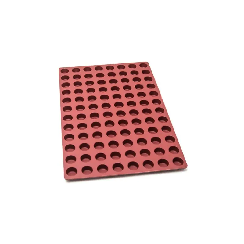 SILMAE Professional Silicone Pastry Mold - Mini Cylinder - Ø34 mm X 21 mm – 17,5 ml - 96 cavity