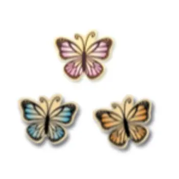 Belgian Chocolate Decoration - Monarch Butterfly Trio- 1 5/8' x 1 3/8'' - 144 pcs