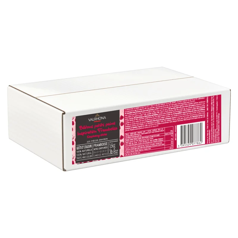 Valrhona Raspberry Inspiration Sticks 7g - 31% Cocoa - Box of 220 sticks Valrhona Raspberry Inspiration Sticks 7g - 31% Cocoa - Box of 220 sticks