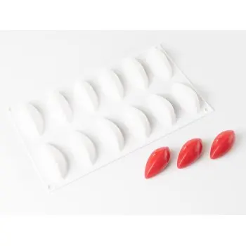 Professional Silicone Silicone Mould Quenelle - 29 x 17 x 4 cm