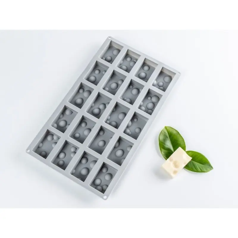 Professional Silicone Silicone Mould Emmental - 30 x 17 x 2 cm