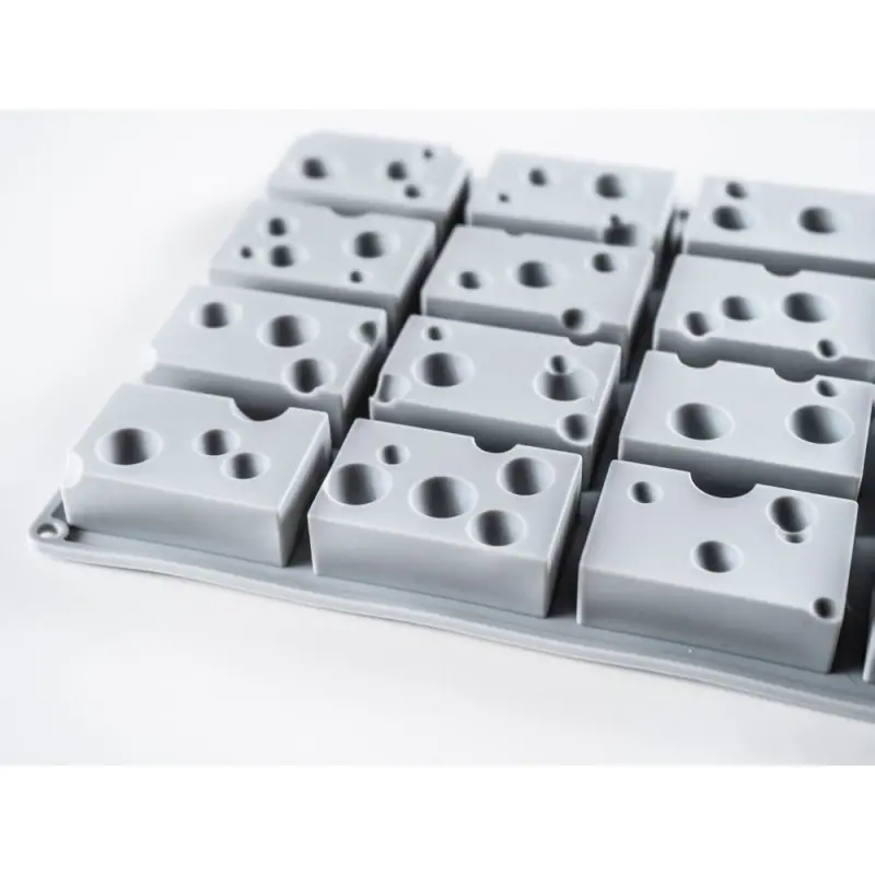Professional Silicone Silicone Mould Emmental - 30 x 17 x 2 cm