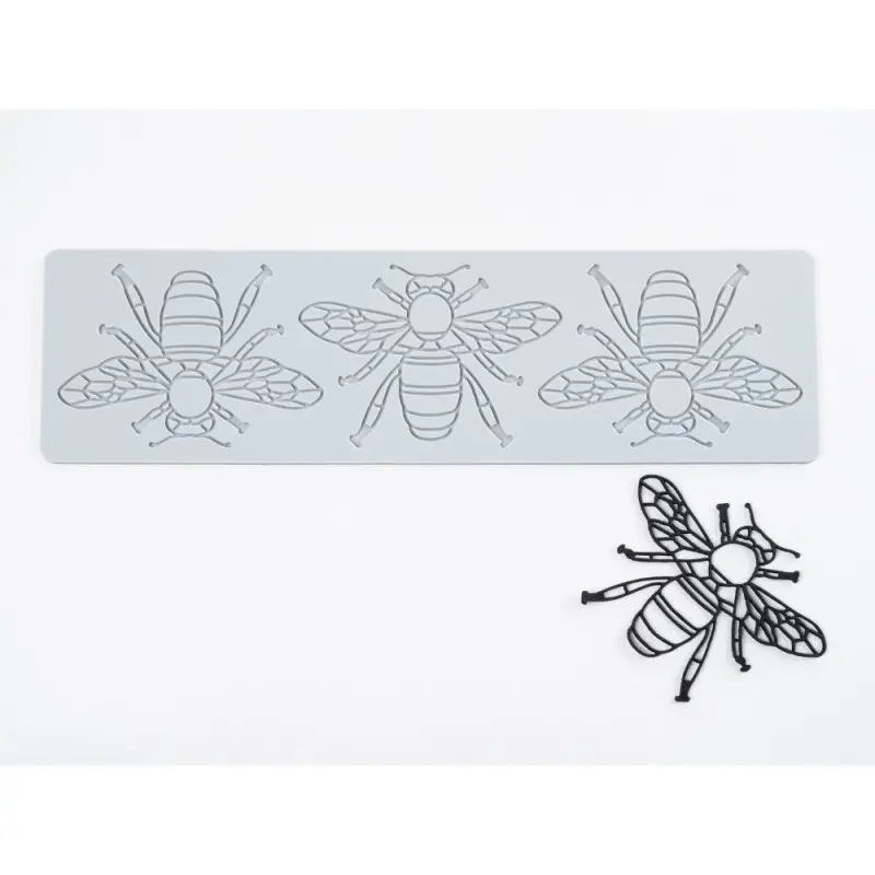 Professional Silicone Silicone Mould Bee - 32 x 10 x 1 cm