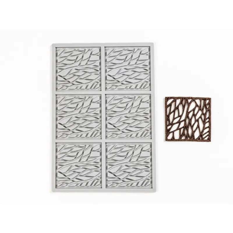 Professional Silicone Silicone Mould Bamboo - 20 x 13 x 1 cm