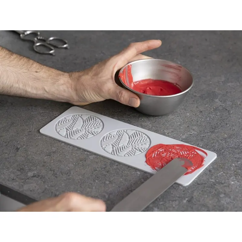 Professional Silicone Silicone Mould Fosil - 28 x 10 x 1 cm