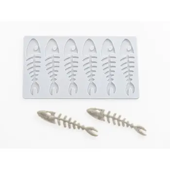 Professional Silicone Silicone Mould Sardine - 16 x 11 x 1 cm