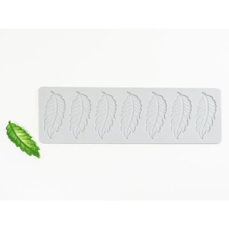 Professional Silicone Silicone Mould Feather - 30 x 11 x 1 cm