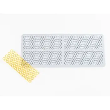 Professional Silicone Silicone Mould Honeycomb - 26 x 11 x 1 cm