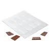 Professional PET Chokolate Forms Bar - 5.5 x 3.3 x 0.4 cm - 6.6 ml (tot. 79.2 ml)