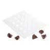 Professional PET Chokolate Forms Diamond - 3.3 x 3 x 1.7 cm - 5.3 ml (tot. 106 ml)