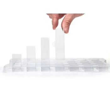 Professional Acrylic Easymould square 8 cm - 2 x 2 x 8 cm