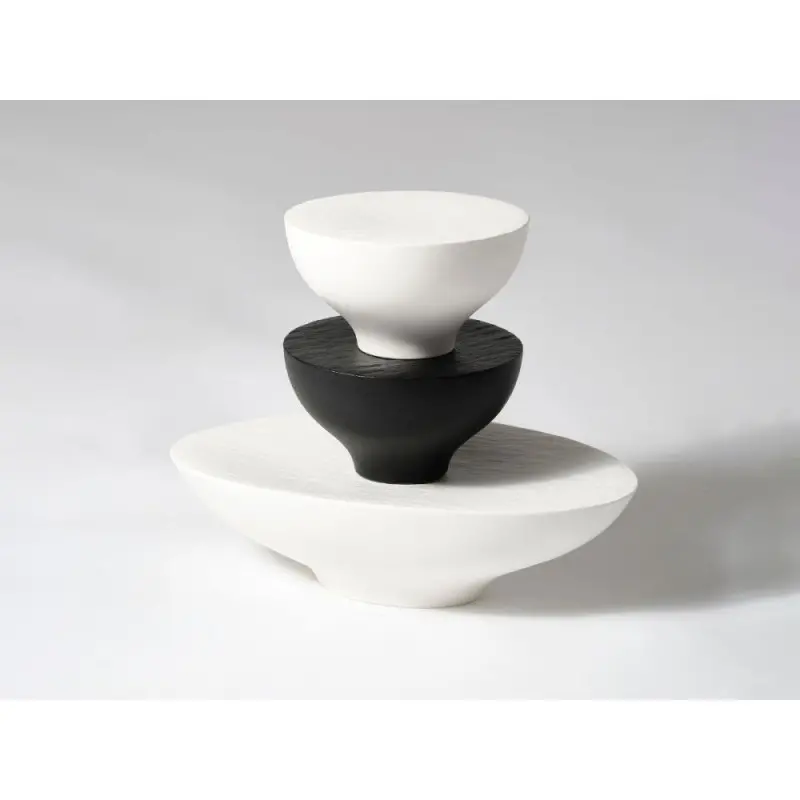 Professional Porcelain Round white base - 24 pcs. -