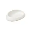 Professional Porcelain Plaisir Plate white 8 - 13x8.6x11.5 cm