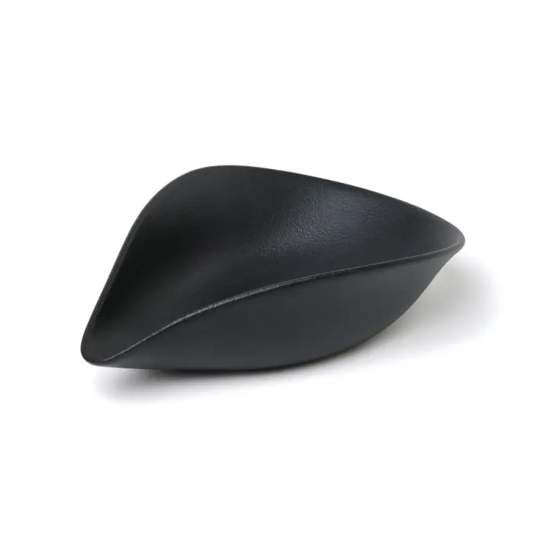 Professional Porcelain Plaisir Plate black 5 - 18.5x14x9.5 cm