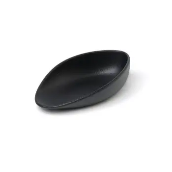 Professional Porcelain Plaisir Plate black 4 - 10x10x8 cm