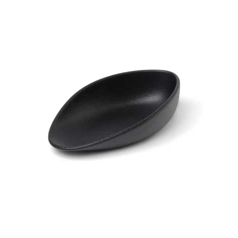 Professional Porcelain Plaisir Plate black 4 - 10x10x8 cm Professional Porcelain Plaisir Plate black 4 - 10x10x8 cm