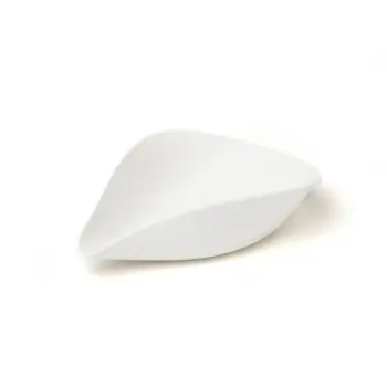 Professional Porcelain Plaisir Plate black 2 - 14x10.5x7.5 cm