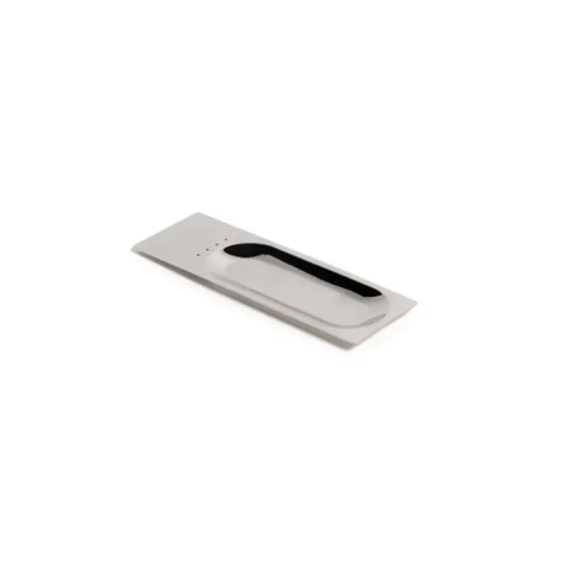 Professional Forged AISI 430 1/2 Ration Oval Plate + Stick Holder Lab 18/10 Accessories 4 u. - 28.5 x 9.5 x 2 cm