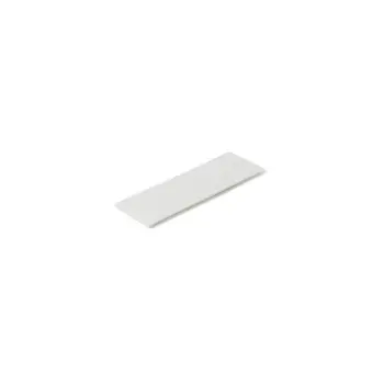 Professional Porcelain Double White Porcelain Tray Lab 18/10 Accessories 4 u. - 20 x 20 x 6 cm