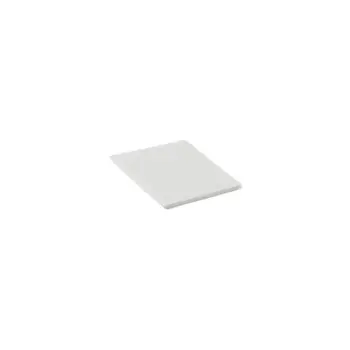 Professional Porcelain Double White Porcelain Tray Lab 18/10 Accessories 4 u. - 20 x 20 x 6 cm