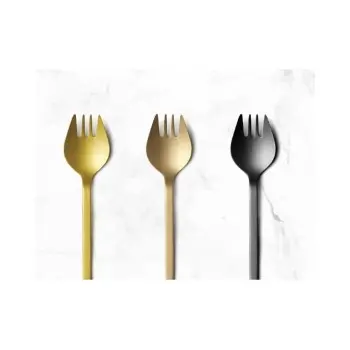Professional Forged AISI 420 Ice Black Table Spoon Lab 18/10 Ice Black 12 u. - 3.5 x 17.5 x 23 cm