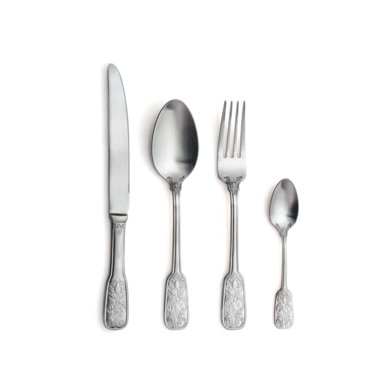 Professional Forged AISI 420 12 pcs. Versailles Satin Dessert Fork 18/10 - 5 x 25 x 23.5 cm Professional Forged AISI 420 12 pcs. Versailles Satin Dessert Fork 18/10 - 5 x 25 x 23.5 cm