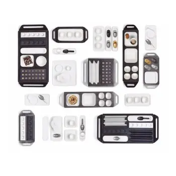 Professional Aluminium Skewers Support Black Les Essences 4 u. - 25 x 1.75 x 7 cm