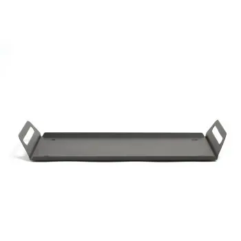 Professional Aluminium Catering Tray D 28.5 x 52.5Cm Black Les Essences 1 u. - 28.5 x 52.5 x 9.6 cm
