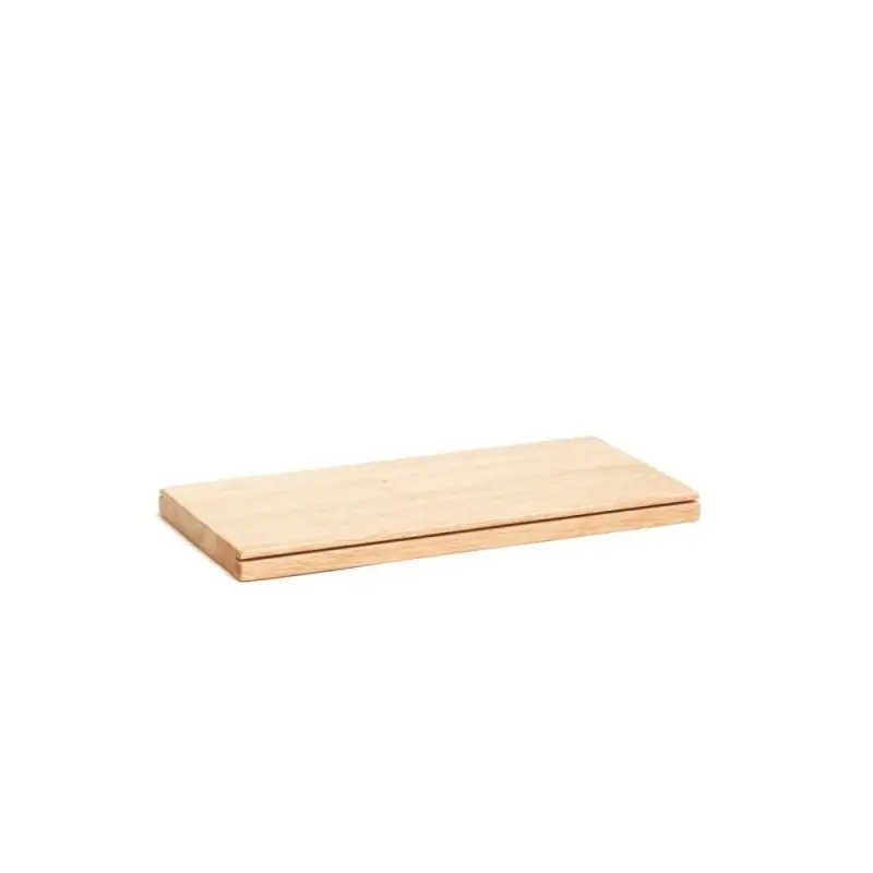 Professional Oak Oak Wood Tray Les Essences 4 u. - 25 x 3.25 x 7.3 cm