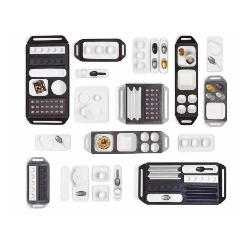 Professional Aluminium Skewers Support Silver Les Essences 4 u. - 25 x 1.75 x 7 cm