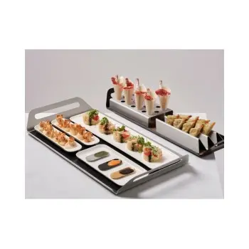 Professional AISI 304 Flat Tasting Spoon Vintage Black 8.5 Cm Les Essences 12 u. - 4 x 4 x 16.5 cm