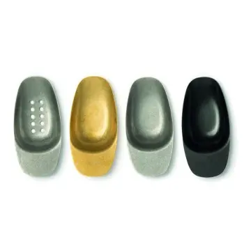 Professional AISI 304 Spade Tasting Spoon W/Holes Vintage Les Essences 12 u. - 4 x 4 x 16.5 cm