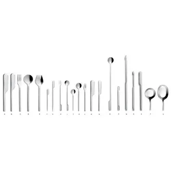 Professional AISI 304 Appetizer Spoon Lab 18/10 12 u. - 3.5 x 17.5 x 14 cm