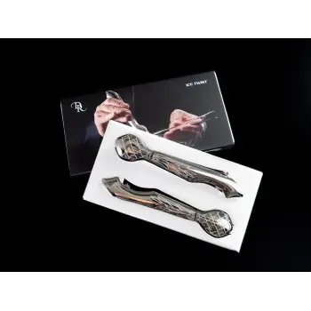 Professional Stainless Steel Set of 2 Twist D.R. tweezers -