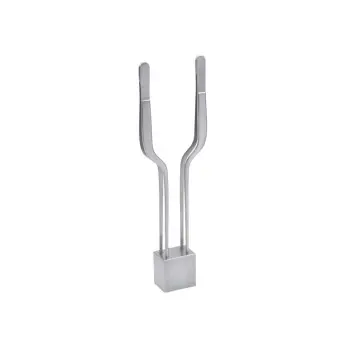 Professional Stainless Steel Sushi Tongs Support (for 2 tongs) - 4 x 3 x 4 cm