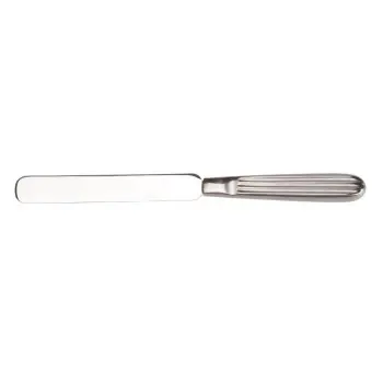 Professional Stainless Steel Straight Spatula - 19 cm