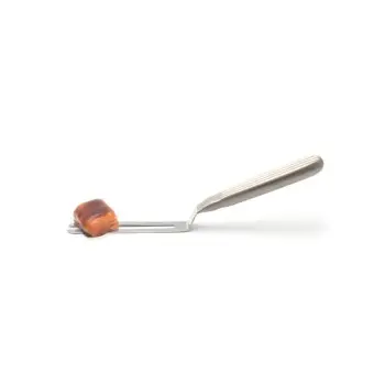 Professional Stainless Steel Forked Spatula - 19 cm