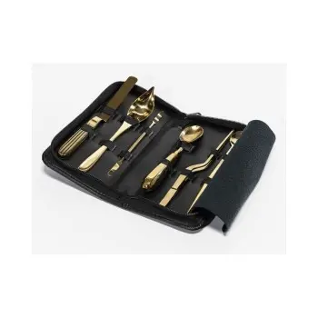 Professional Stainless Steel Top Chef Signature Gold Kit - 23 x 11 x 4 cm
