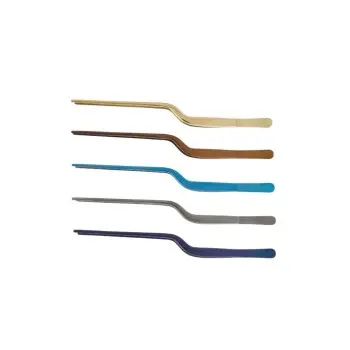 Professional Stainless Steel & Titanium Sushi Tong 14 Titanium Black - 14 cm