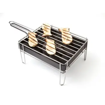 Professional Stainless Steel Tabletop Grill - 25 x 20 x 11 cm