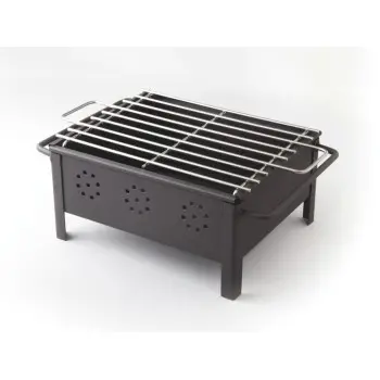 Professional Stainless Steel Tabletop Barbecue - 25 x 20 x 13 cm