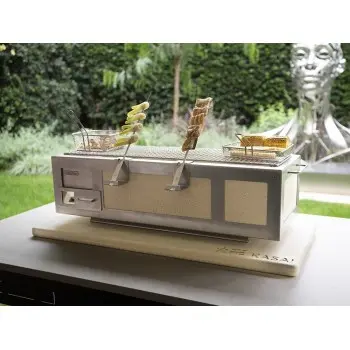 Professional Kasai XL Grill with Stainless Steel Frame -