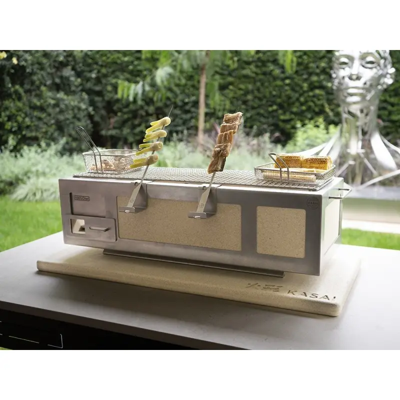 Professional Kasai XL Grill with Stainless Steel Frame - Professional Kasai XL Grill with Stainless Steel Frame -